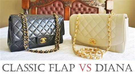 diana flap chanel|chanel single flap vs double.